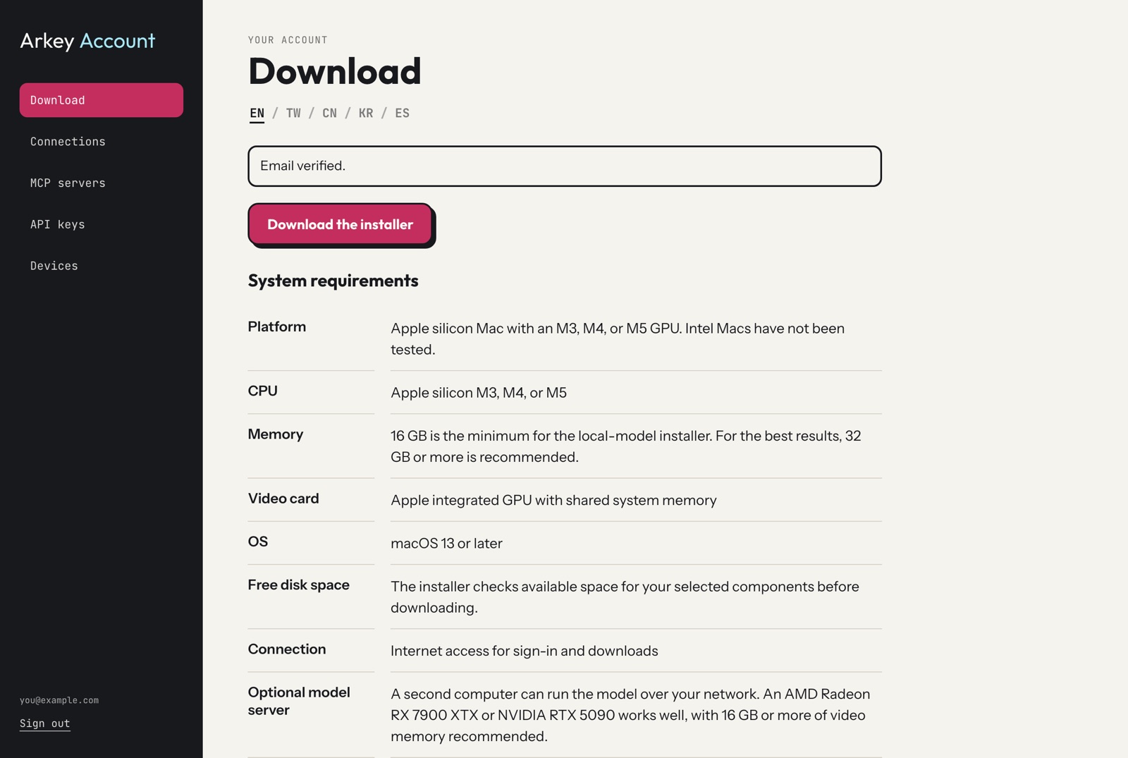 Download the installer