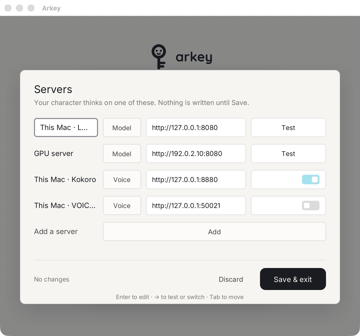 Set up server